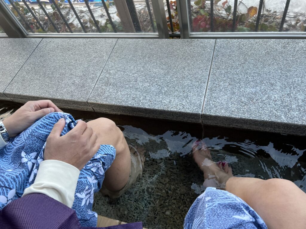 道後御湯足湯