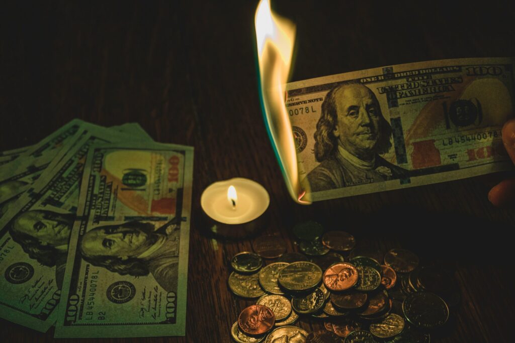1ドル紙幣の写真